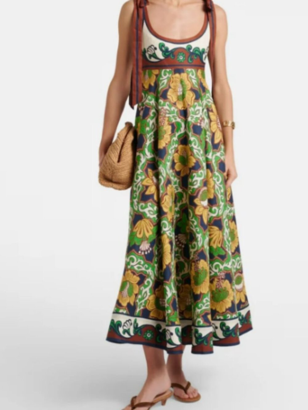 ALEMAIS Liana Ballet Midi Dress